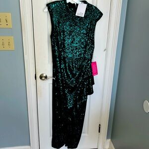 Green Sequin Formal